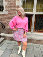 Ruffle skirt Nolee - soft pink