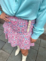 Ruffle skirt Nolee - soft pink