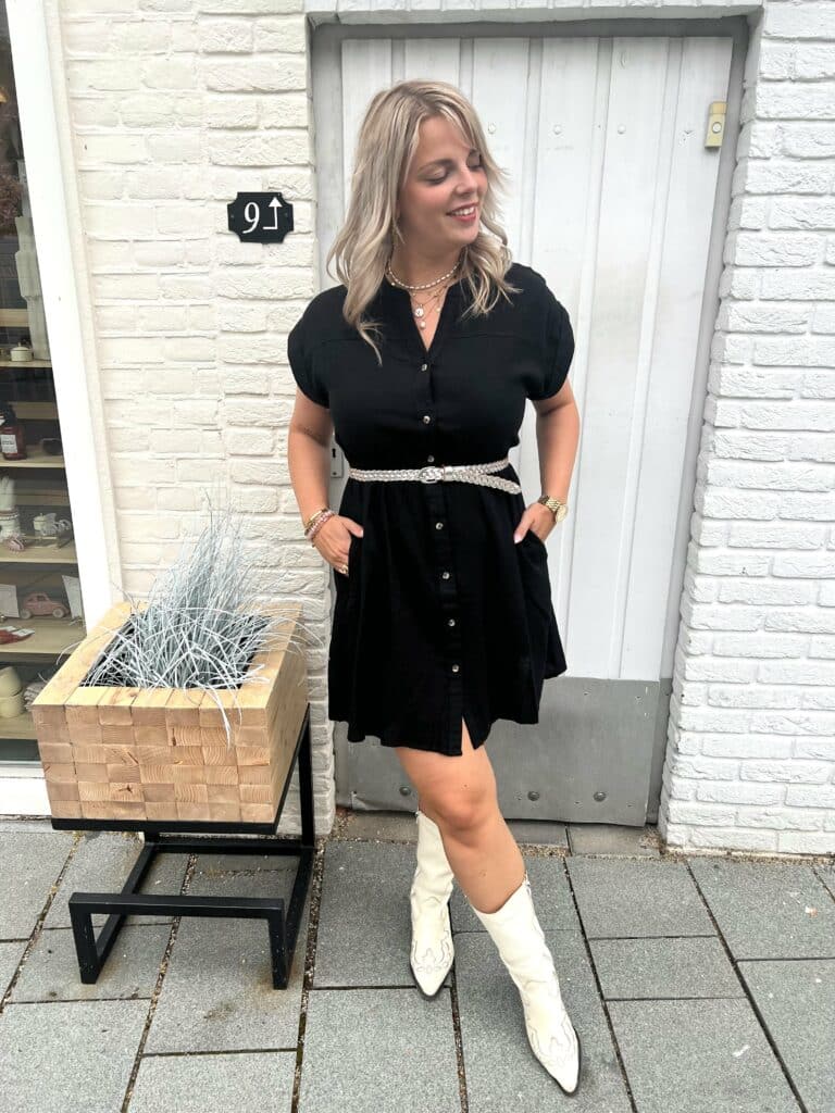 MSCHKarima Ginia SS Shirt Dress - black