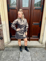 Coated dress Bibi - gold