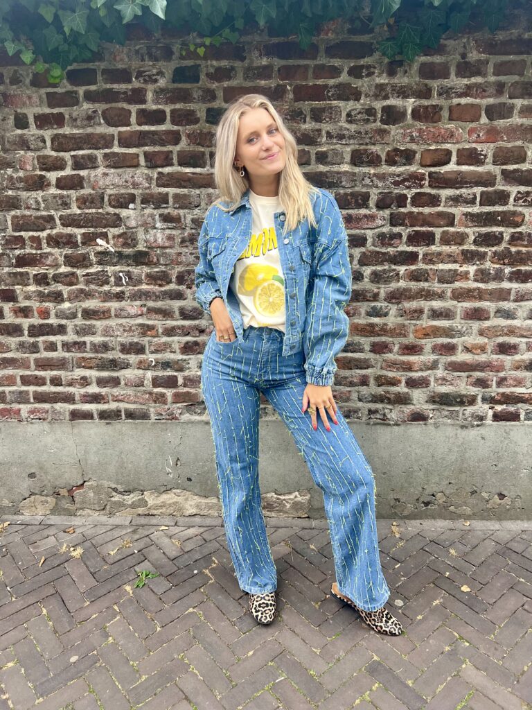 Denim pants Hannah - blue denim