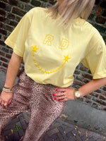 Smiley shirt Bruna - soft yellow