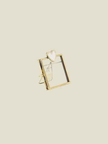 Pyar heart mini frame - light pink