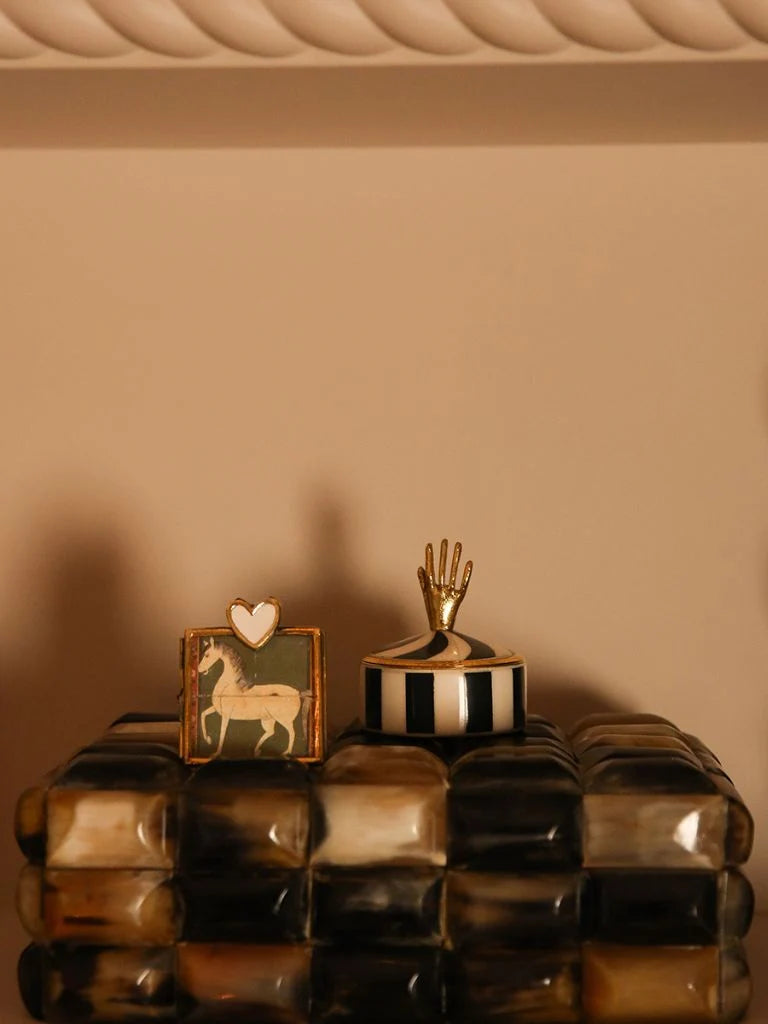 Pyar heart mini frame - light pink