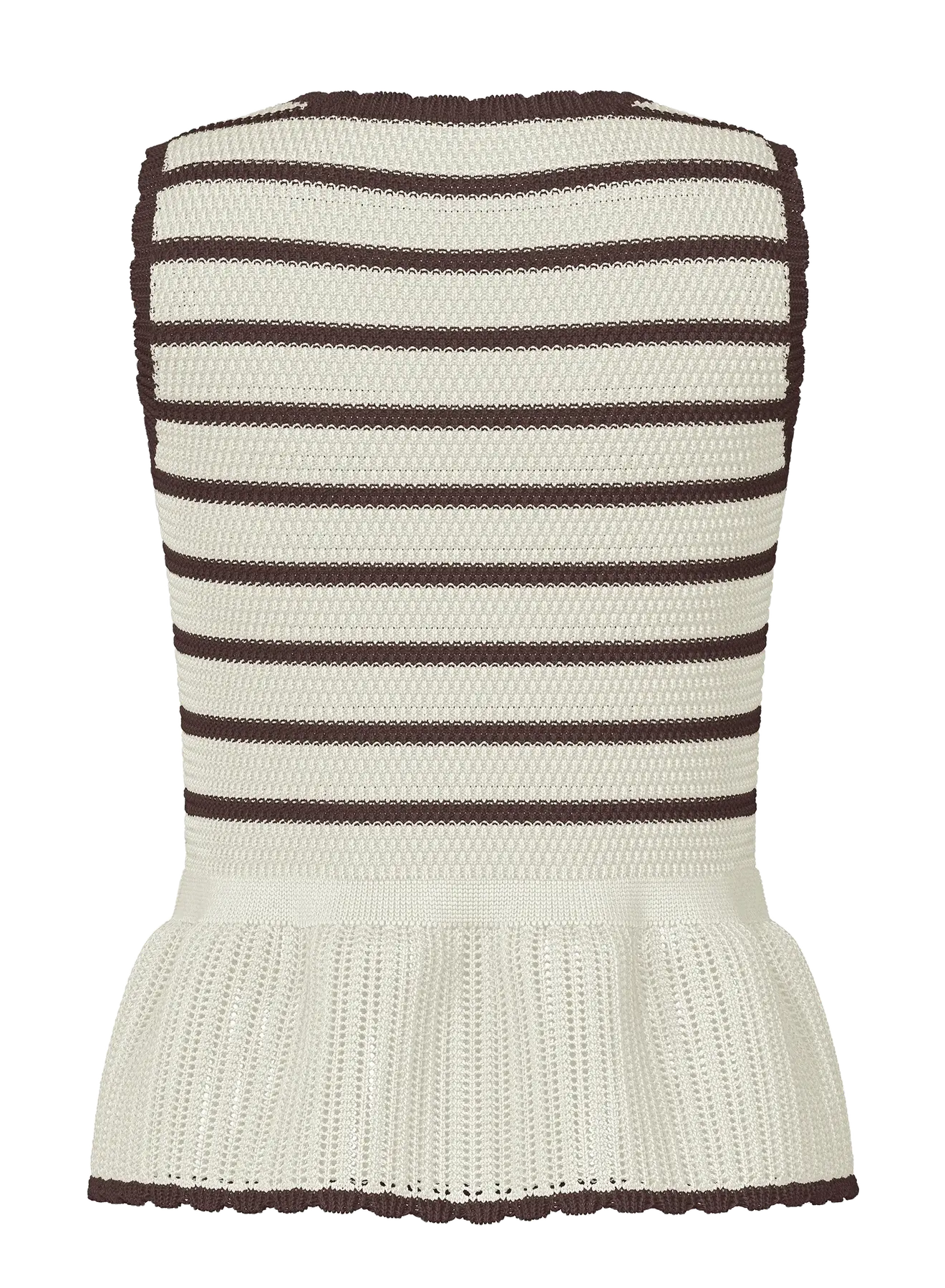 Yasannie knit top - Coffee bean