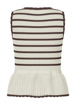 Yasannie knit top - Coffee bean