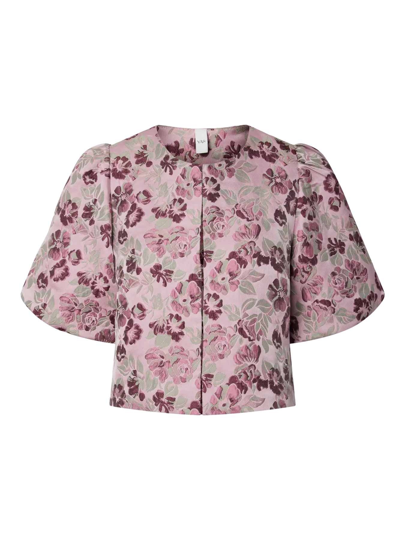 Yastania 2/4 top - pink lady/AOP tamia print