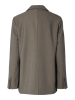 Yasreemaj ls blazer - grey melange