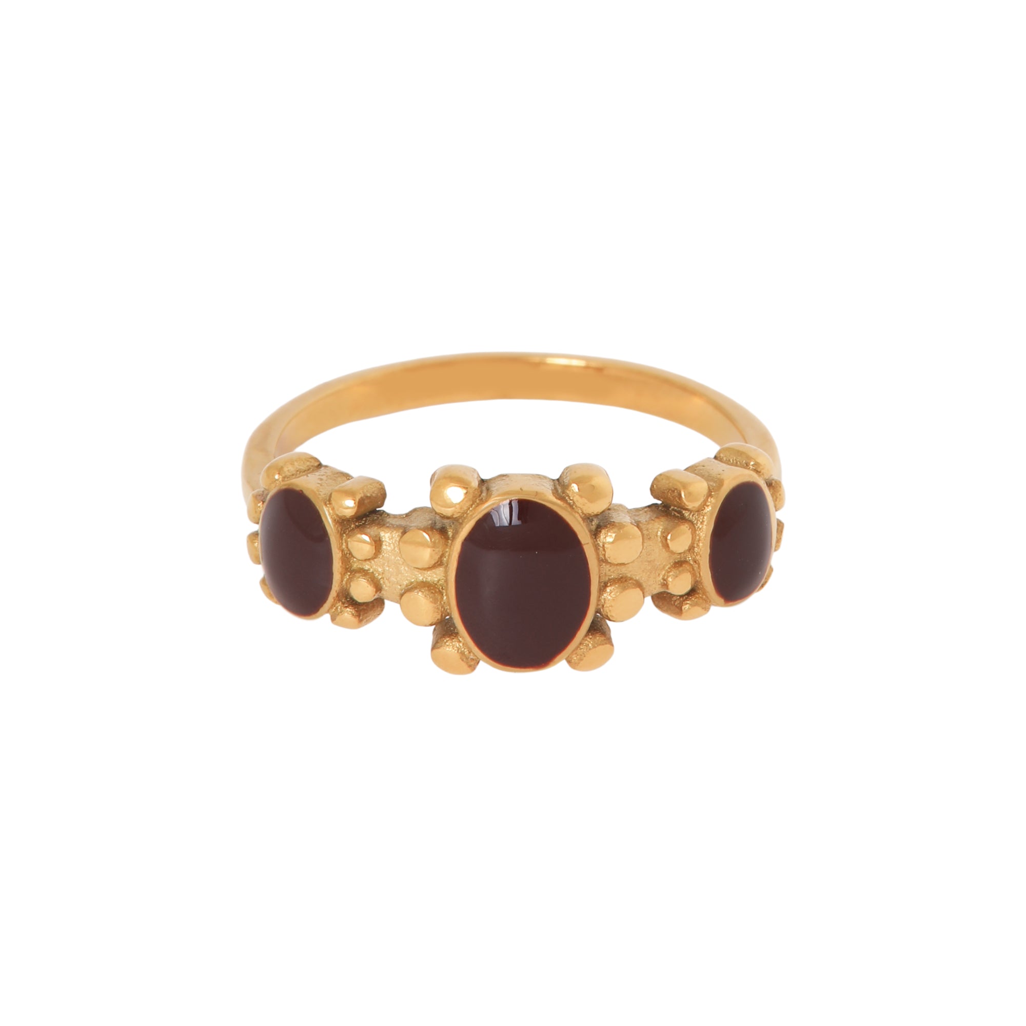 Garnet romance ring gold