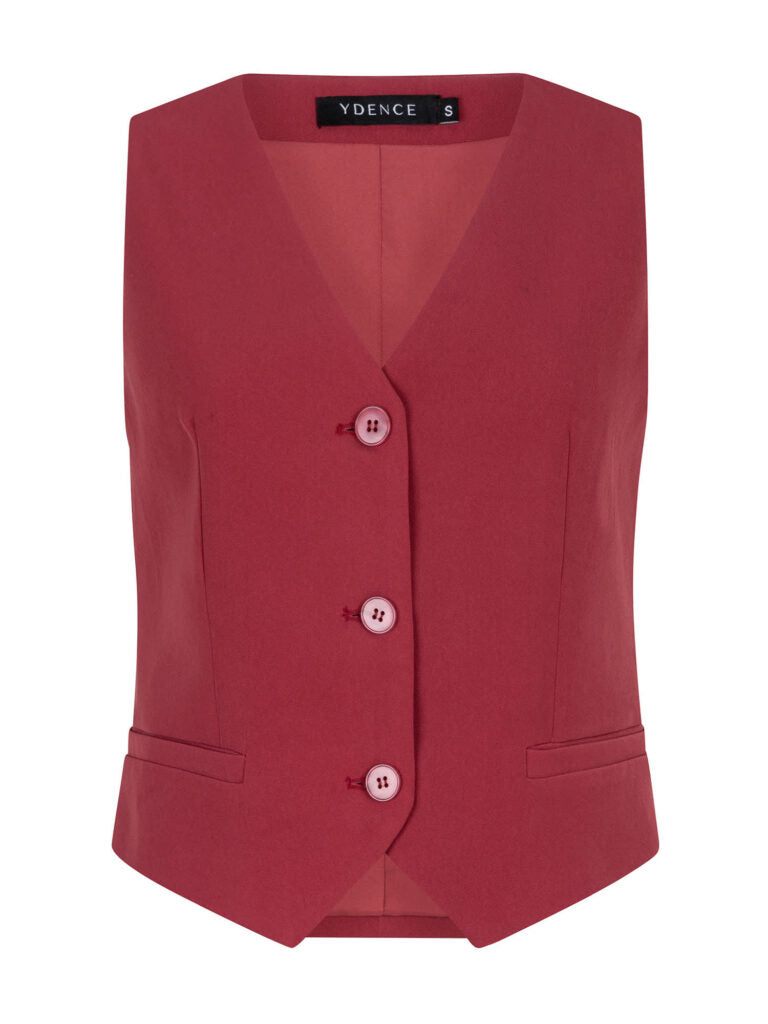 Gilet Kaia - wine red
