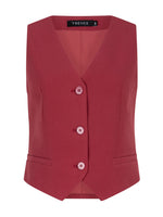 Gilet Kaia - wine red