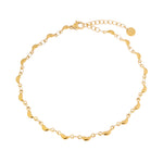 Half Moon Anklet Gold