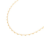 Half Moon Necklace Gold
