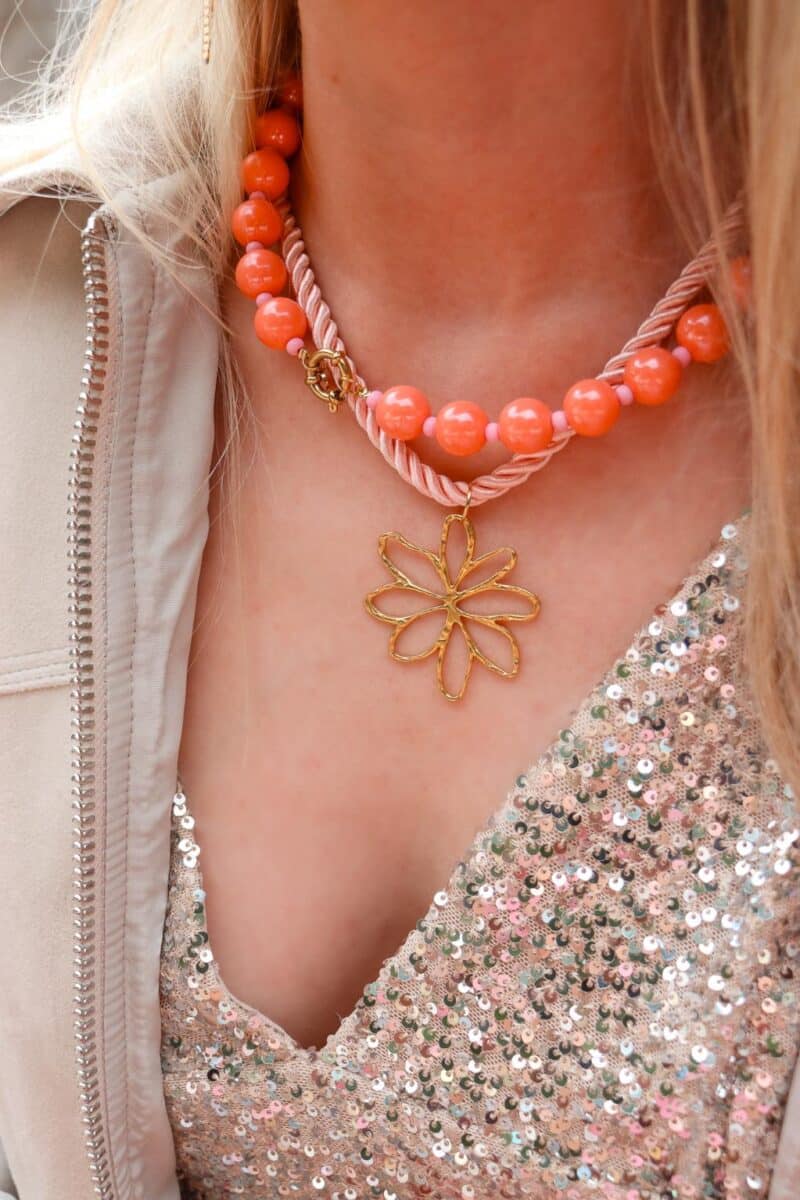 Sunset squeeze necklace gold