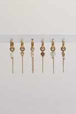 Chain natural hoop gold