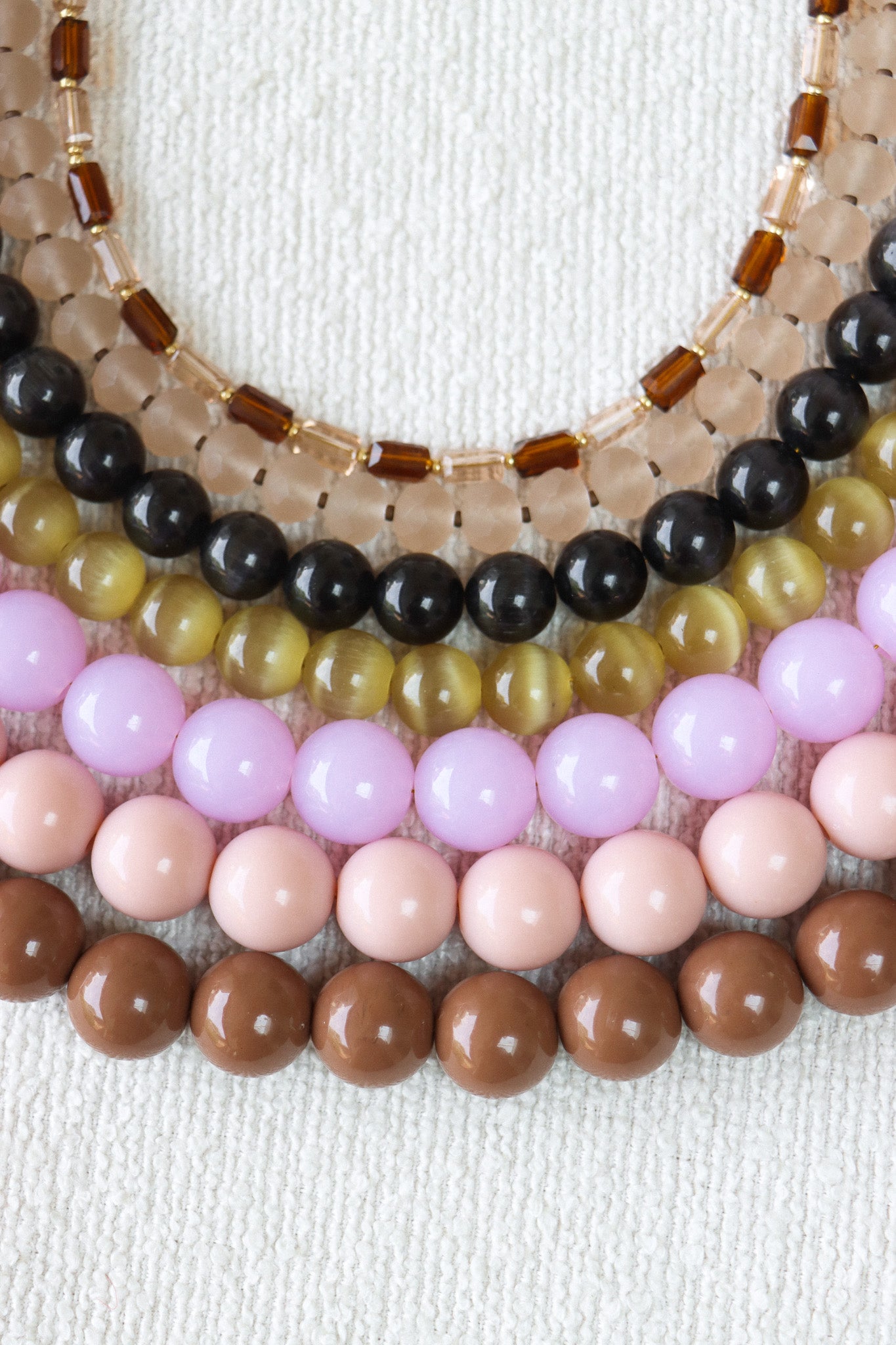 Noir mood necklace gold