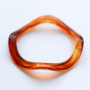 Brown wave bracelet