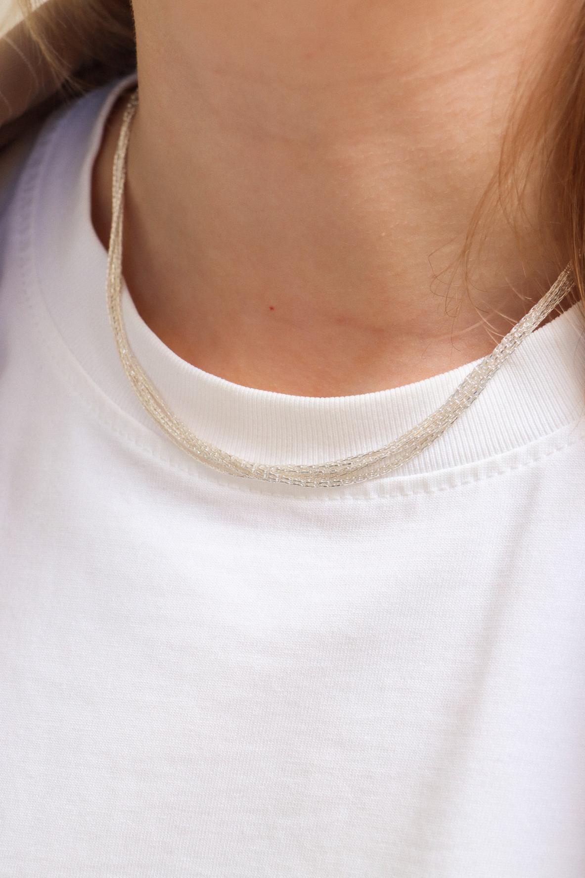 Sea of silver necklace silver