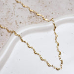 Half Moon Necklace Gold