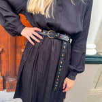 Slftyra short dress b - black