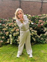 MSCHDareen irida pants - p taupe geomet