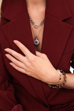 Femme necklace silver