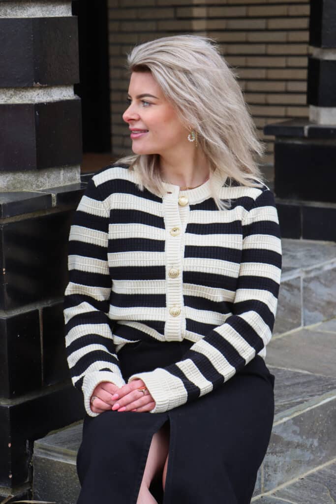 Yassirika ls knit cardigan - birch
