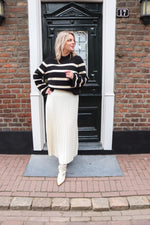 SLFALEXIS MW MIDI SKIRT B NOOS - BIRCH