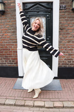 SLFALEXIS MW MIDI SKIRT B NOOS - BIRCH