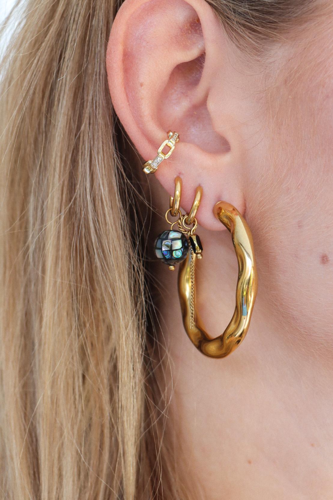 Disco hoop gold