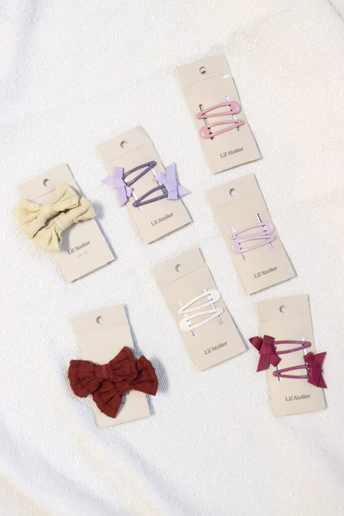 Nkfdoma 2p hair clips lil - nostalgia rose