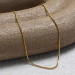 Small snake necklace gold