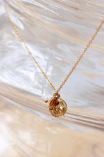 Coin necklace gold