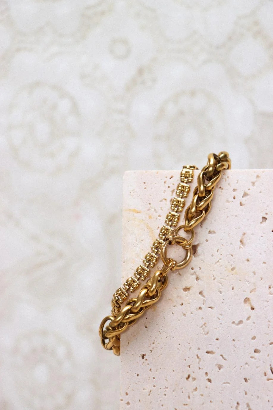 Cobra midi bracelet gold