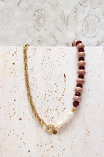Maple necklace gold