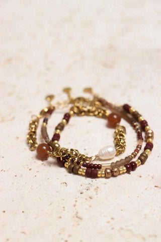 Amber gold bracelet gold