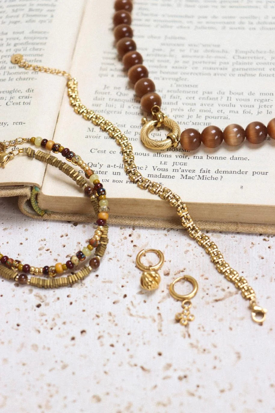 Classic square bracelet gold