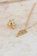 Eye of love charm gold