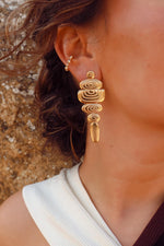 Rounds ear cuff gold