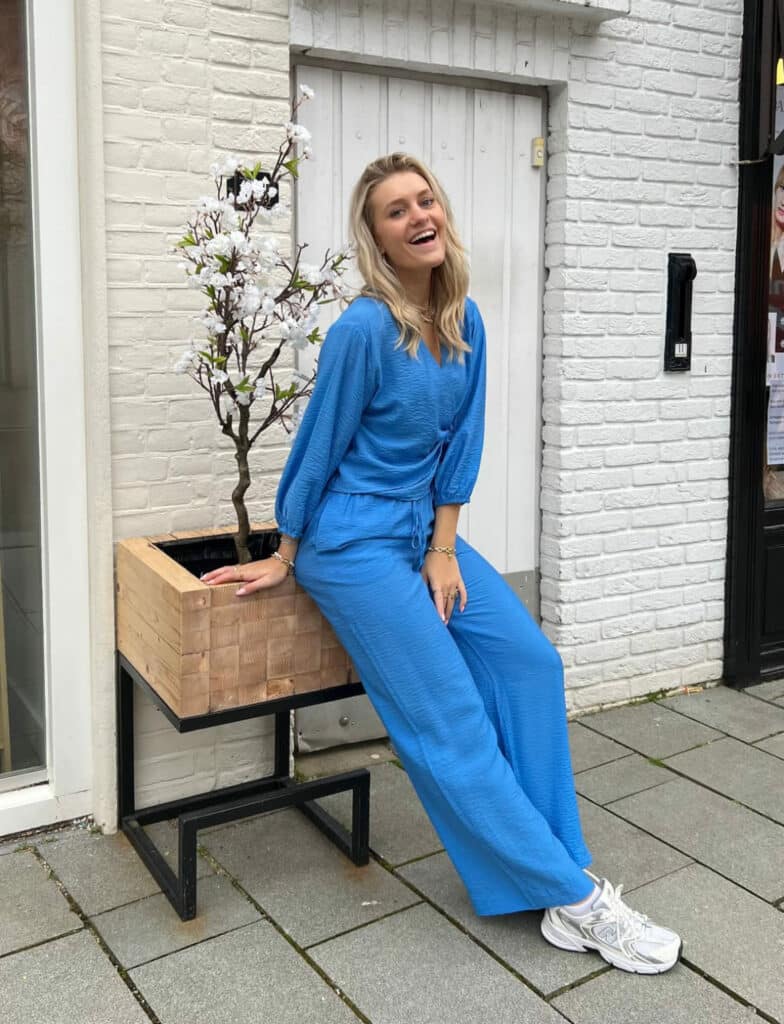 MSCHAudia 3/4 Wrap Top - Regatta