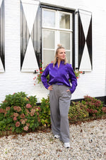 MSCHHenrika hw pant - grey melange