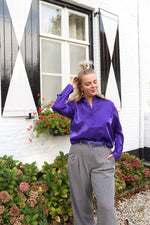MSCHHenrika hw pant - grey melange