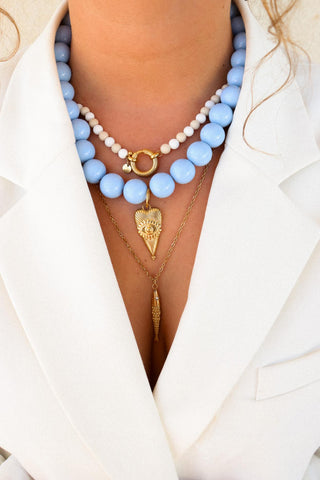 Catch of the day necklace gold