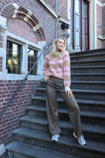Yaschrisna ls knit pullover - meerkat