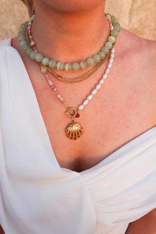 Sea of gold necklace gold