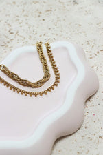 Twisted stripes bracelet gold