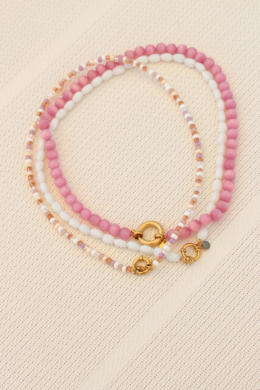 Rosé all day necklace gold