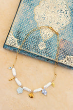 Queen of the sea necklace gold