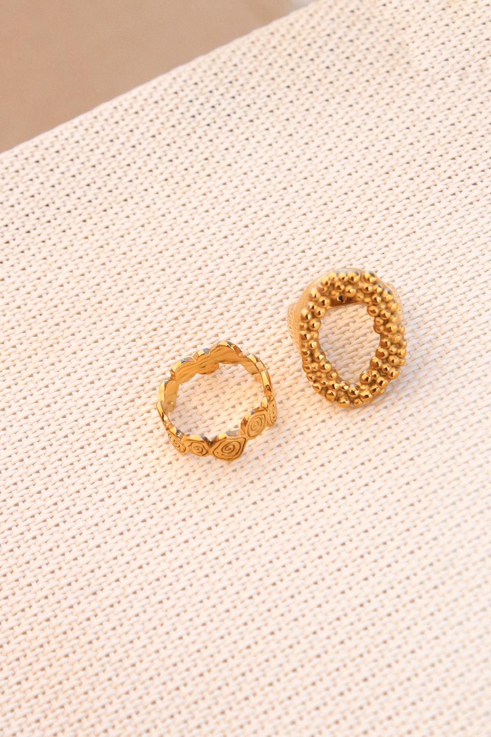 Twirl ring gold