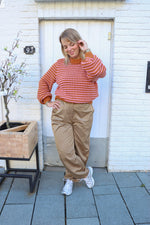 Yasdela knit pullover - meerkat